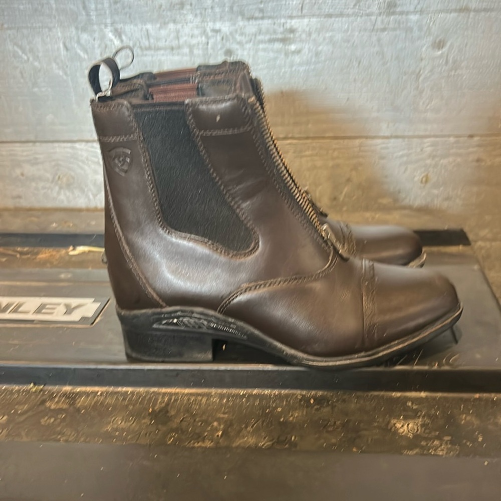 Ariat Brown Leather Quantum Devon Pro Boots